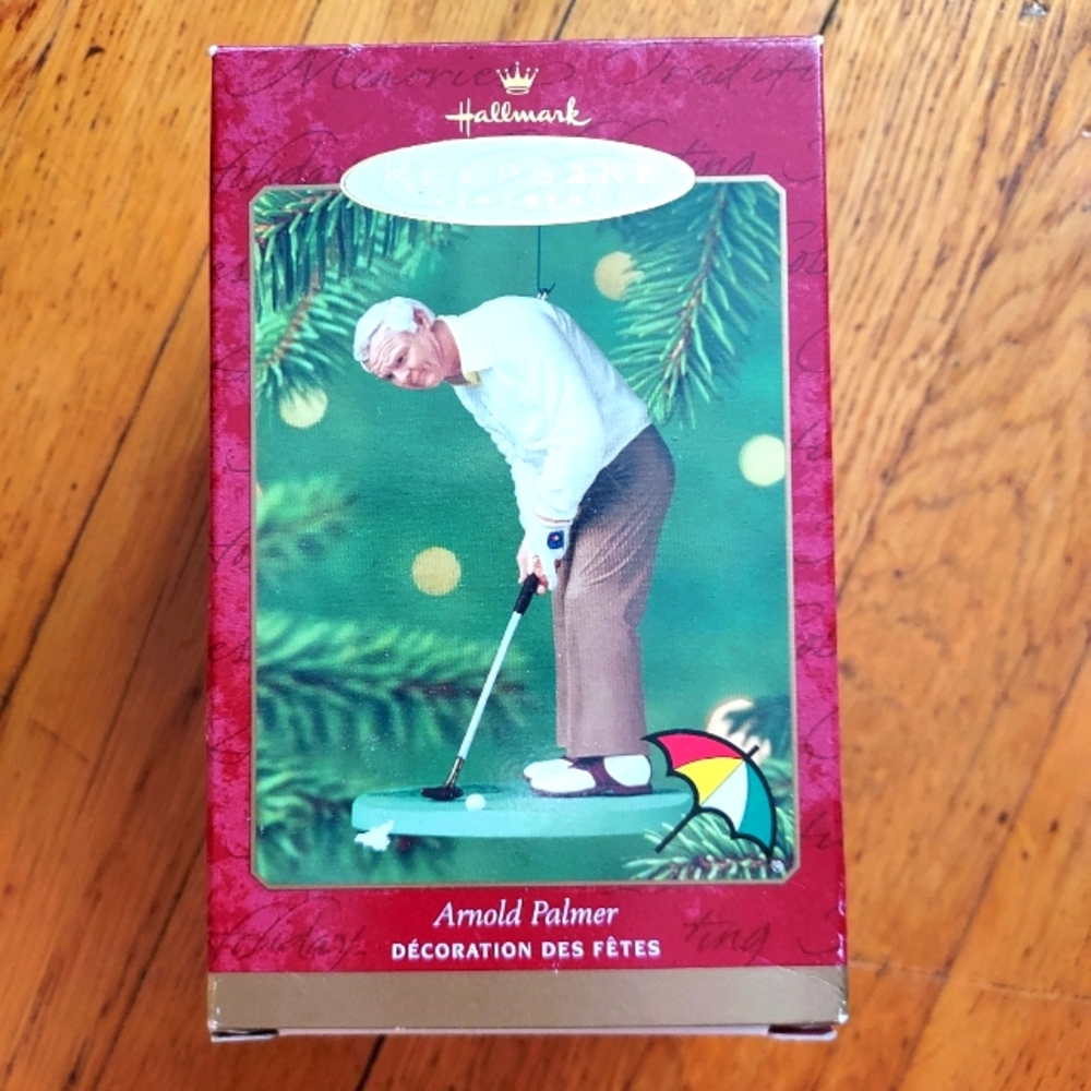 Arnold Palmer Hallmark Keepsake Ornament golf PGA tour Christmas Collectible